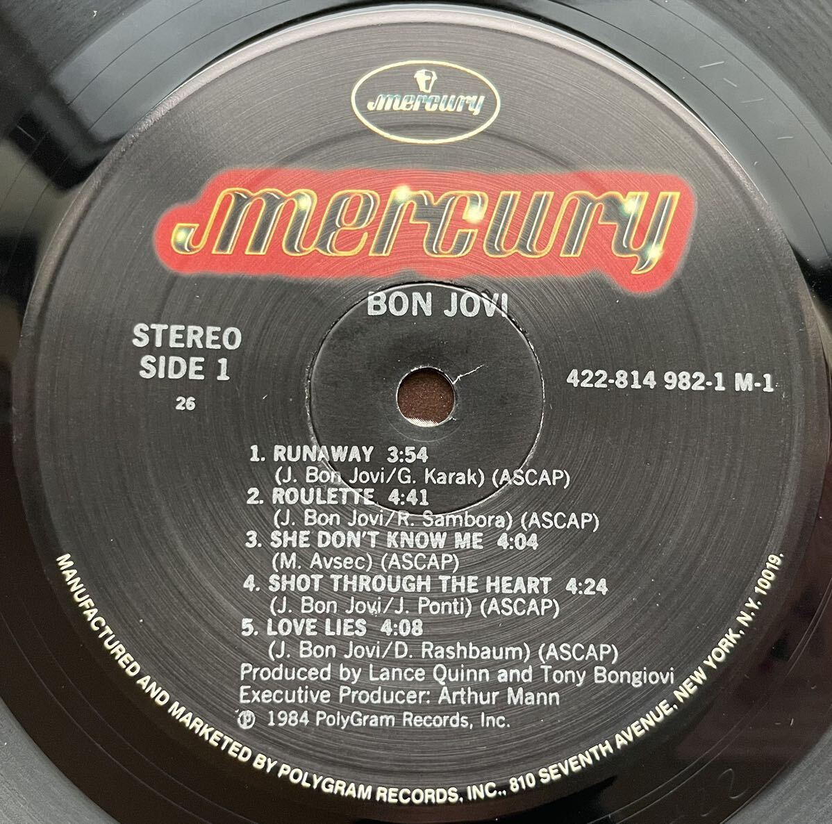 Bon JoviオリジナルUS盤Runaway収録12inch盤その他にもプロモーション盤 レア盤 人気レコード 多数出品。の画像3
