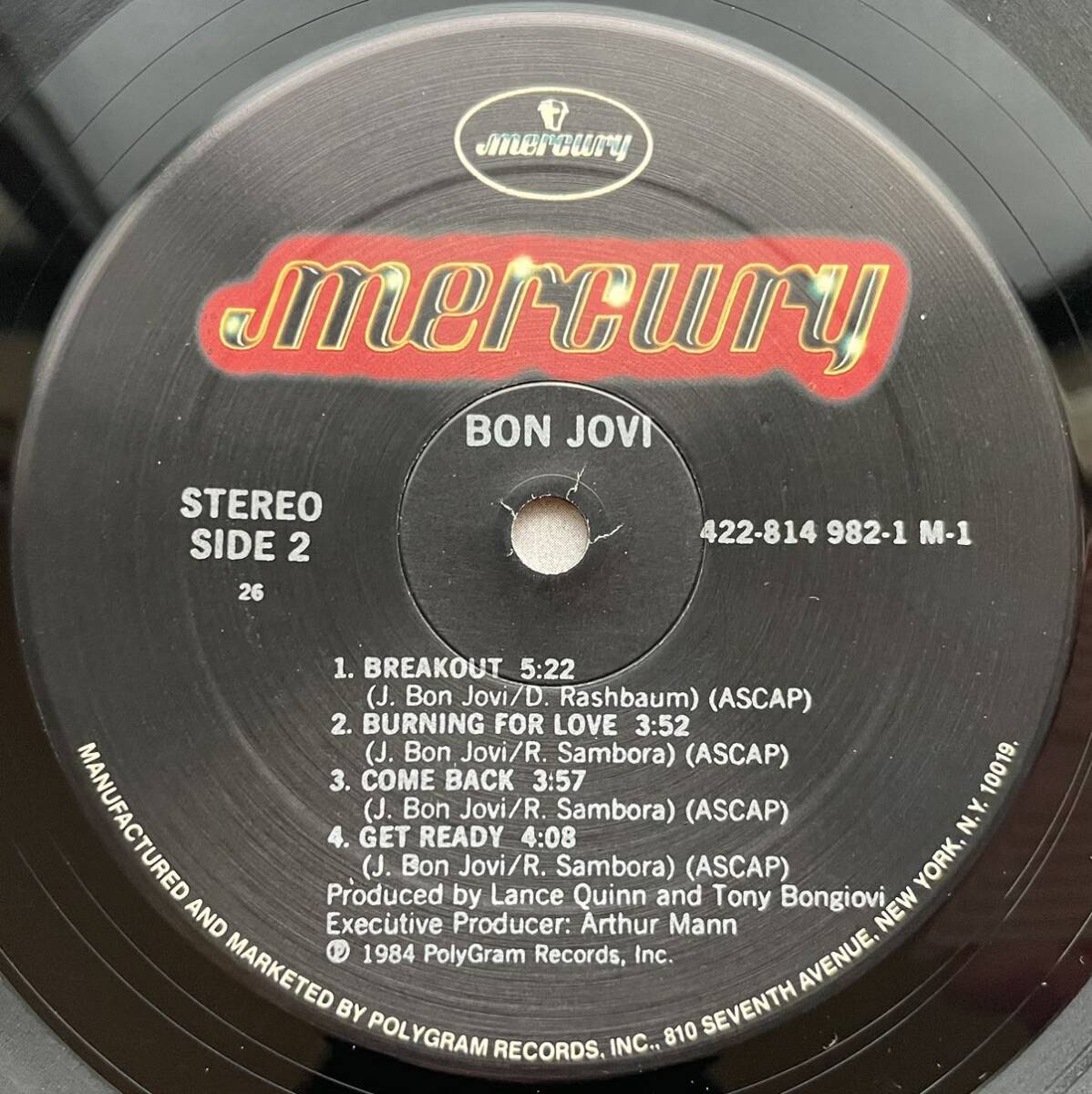 Bon JoviオリジナルUS盤Runaway収録12inch盤その他にもプロモーション盤 レア盤 人気レコード 多数出品。の画像5