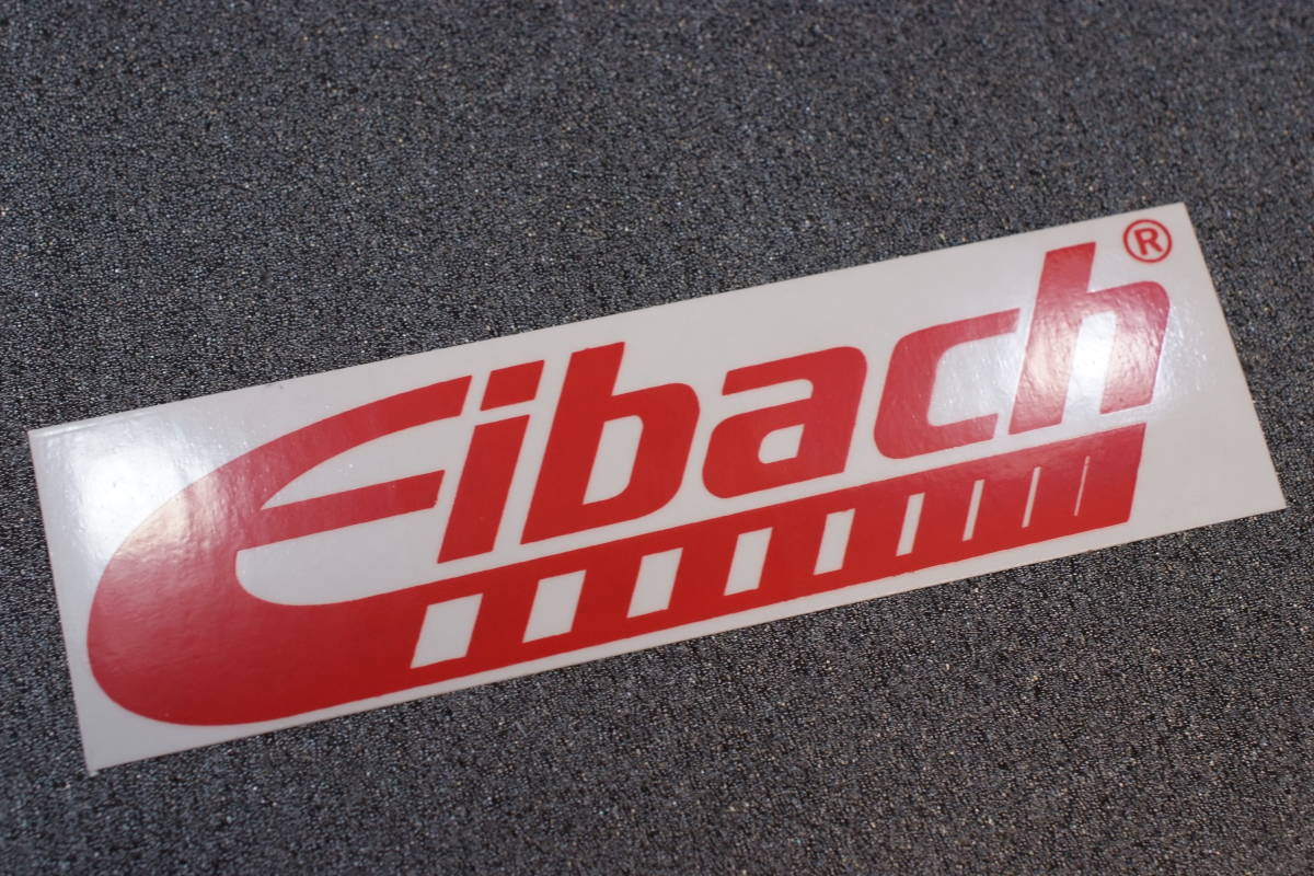 ◎ EUROステッカー Eibach アイバッハ 正規品 120×35mm 赤 rcitye rcitys ocitys サスペンション ERS スプリング Sport wrc ルマン24時間の画像2