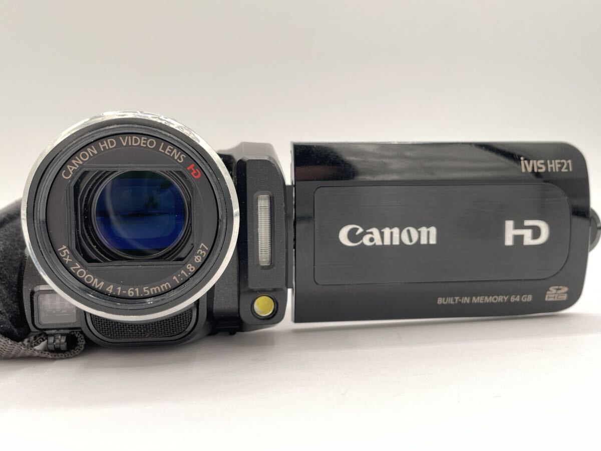 キヤノン Canon iVIS HF21 バッテリー付き 【HNJ069】_画像2
