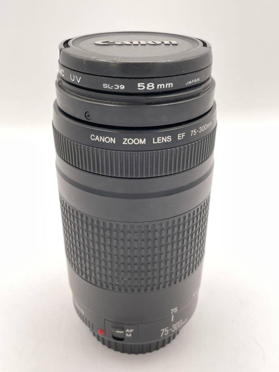 Canon キヤノン 75-300mm CANON ZOOM LENS EF 75-300mm 1:4-5.6 Ⅱ 【HKM007】_画像1