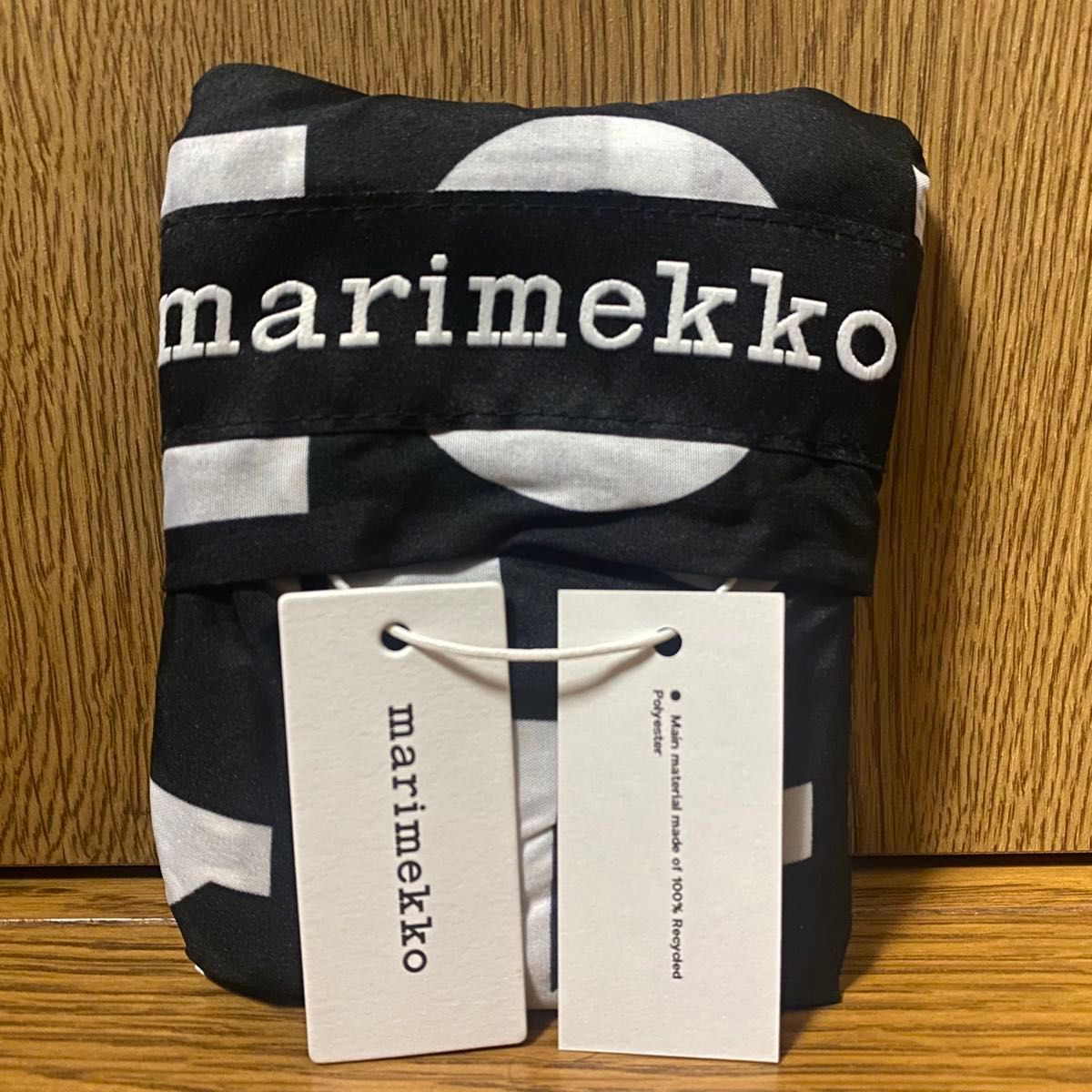 【新品/未使用】マリメッコ marimekko マリロゴ  エコバッグ