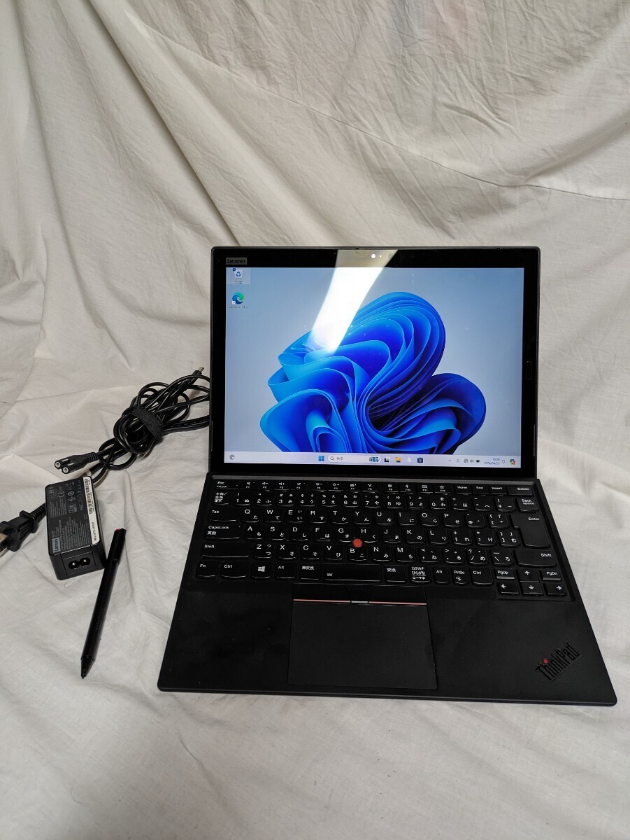 2K対応 13インチ タッチパネル LENOVO ThinkPad x1 tablet gen3 i5-8350U RAM8GB 2in1 タブレットPC 8世代CPU_画像1