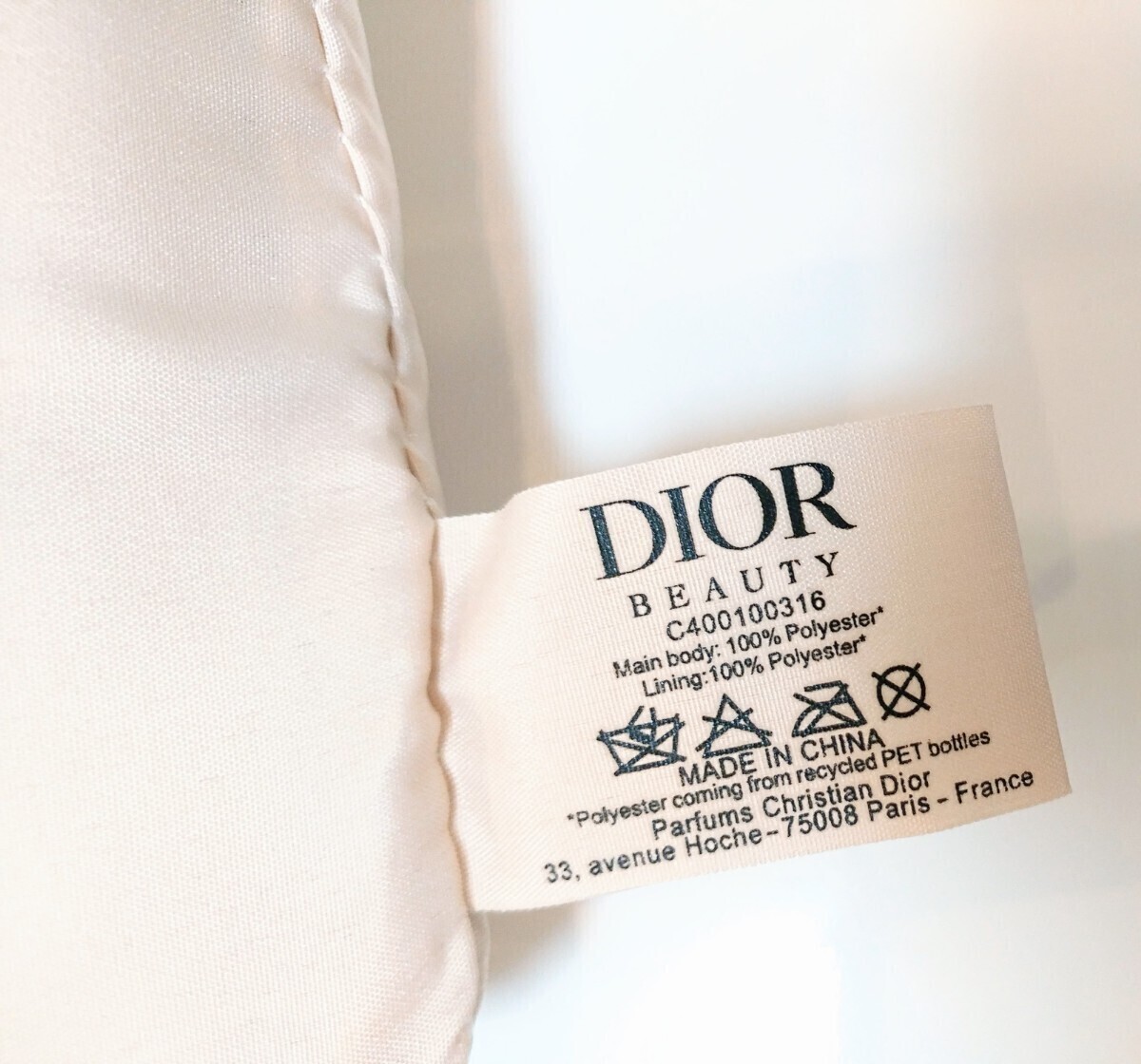 新品 クリスチャン・ディオール ポーチ DIOR ロゴ 化粧ポーチ 小物入れ バッグ イン バッグ フラットポーチ ノベルティ