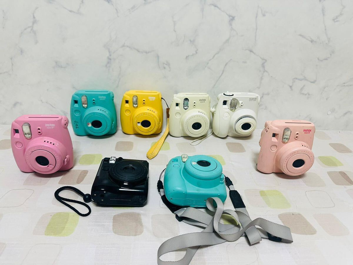 （57）FUJIFILM instax mini フィルムカメラ インスタントカメラ まとめ8個の画像1