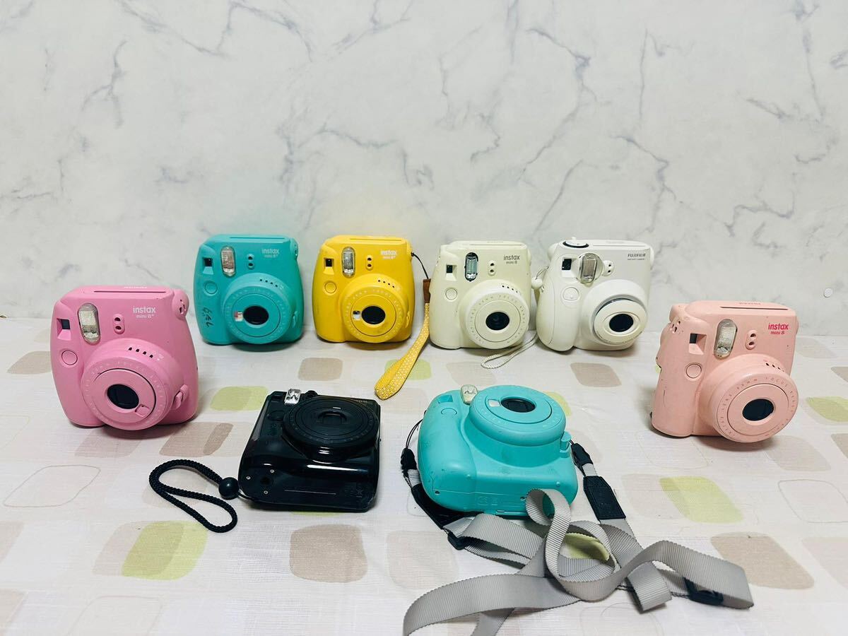 （57）FUJIFILM instax mini フィルムカメラ インスタントカメラ まとめ8個の画像2