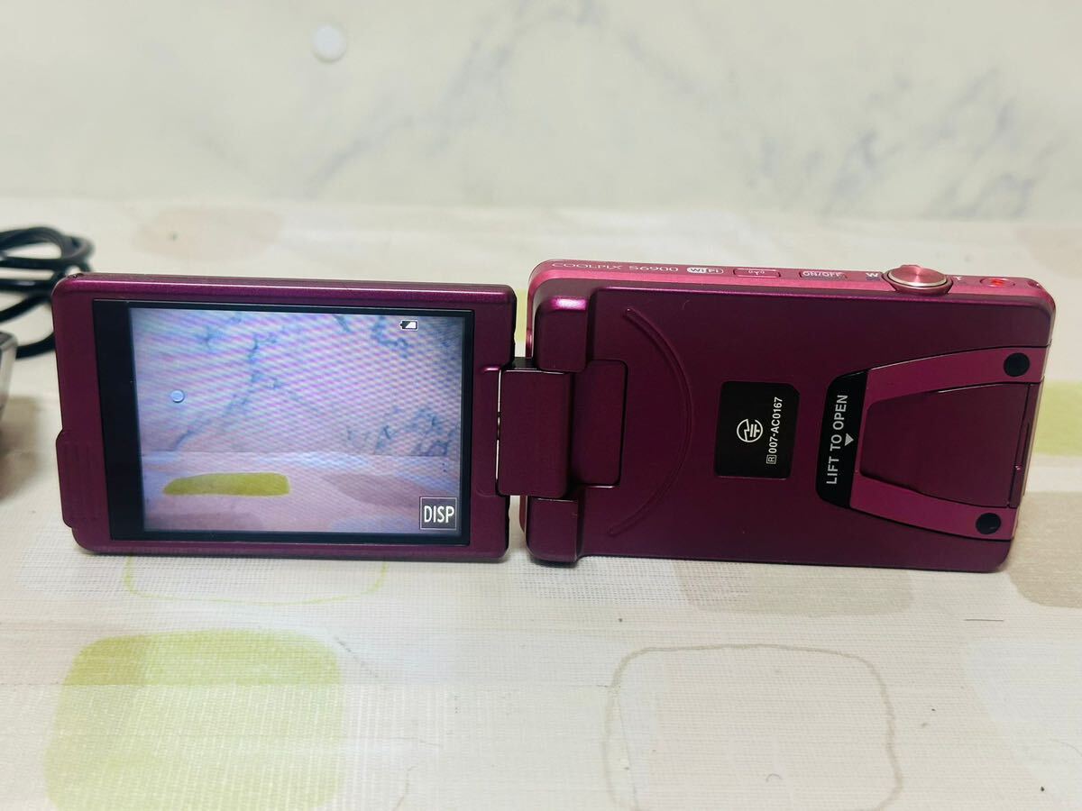 （97）送料無料 美品 人気モデル Nikon Coolpix S6900 Pink Conpact Digital Camera コンパクトデジタルカメラ ニコン 動作確認済み の画像2