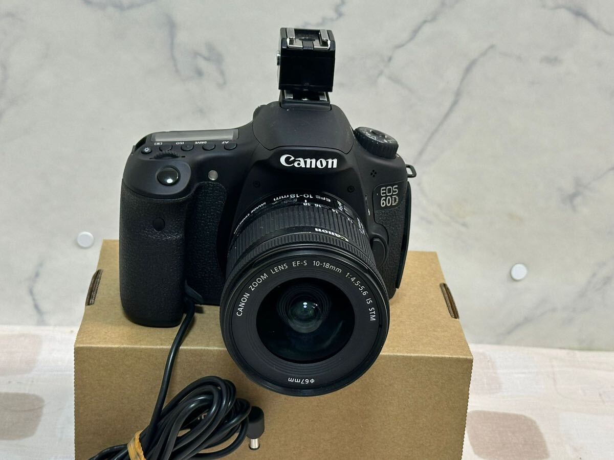（175）CANON EOS 60D EF-S 10-18 mm キャノン デジタル一眼レフカメラ 動作確認済みの画像1