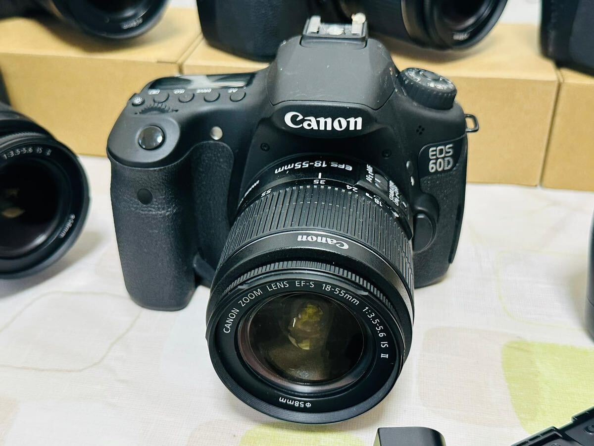 （178）CANON EOS 60D キャノン デジタル一眼レフカメラ 6個 動作確認済みの画像6