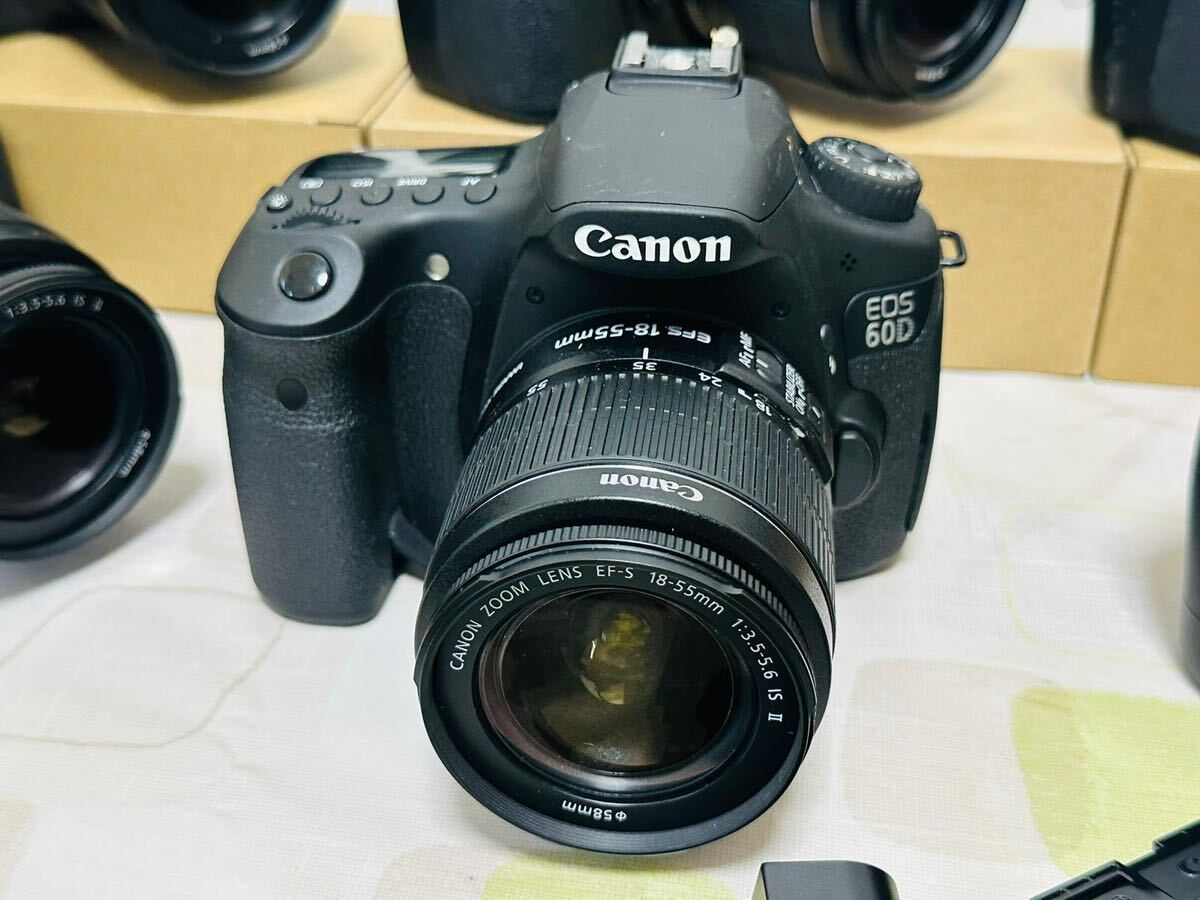 （238）CANON EOS 60D キャノン デジタル一眼レフカメラ 6個 動作確認済み の画像5