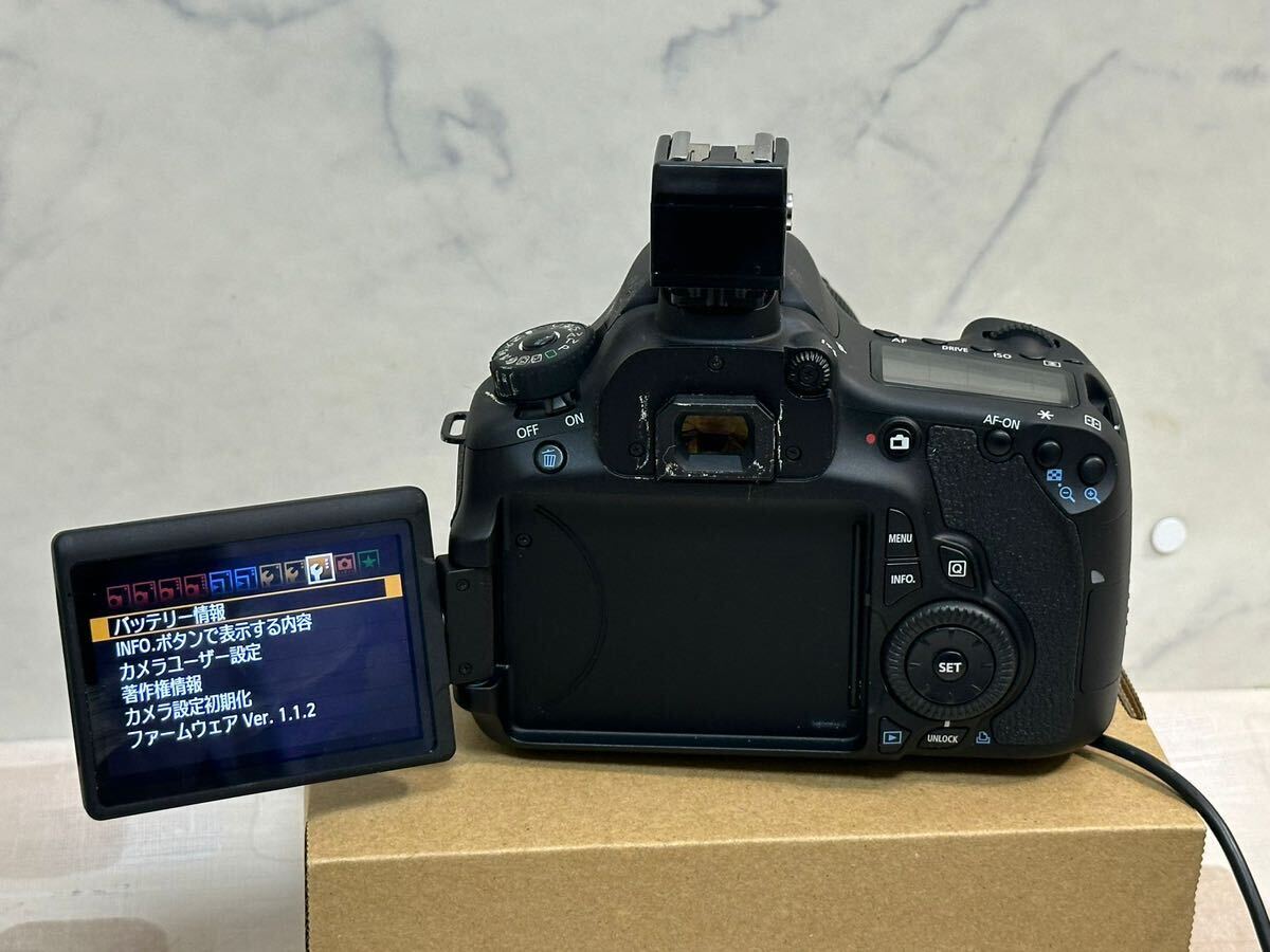（240）CANON EOS 60D EF-S10-18 mm キャノン デジタル一眼レフカメラ 動作確認済み の画像5