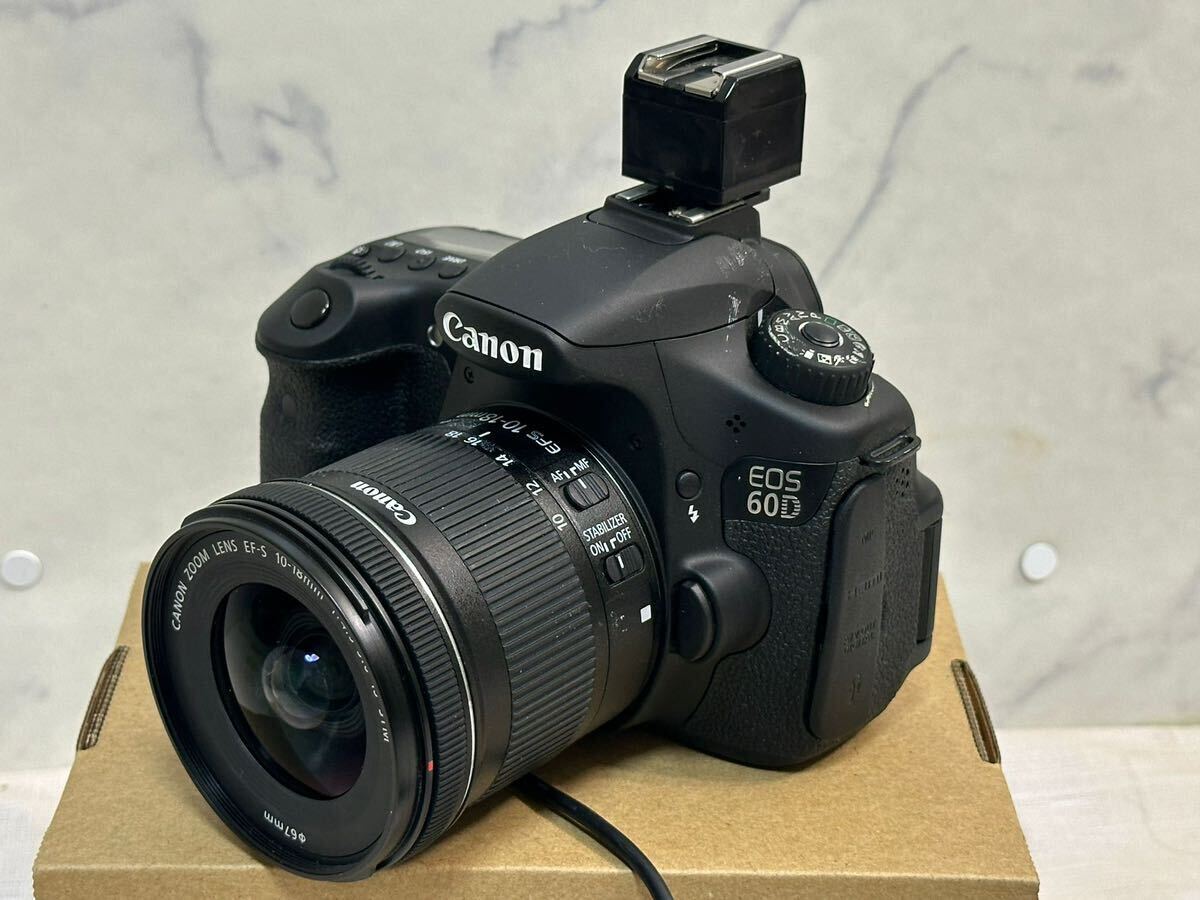 （240）CANON EOS 60D EF-S10-18 mm キャノン デジタル一眼レフカメラ 動作確認済み の画像2