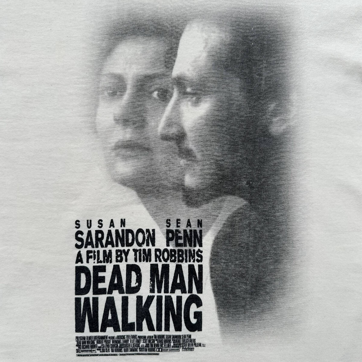 90sヴィンテージ｜Dead Man Walking プロモTシャツ（90年代ムービー／ビンテージ映画／当時物／デッドマンウォーキング／野村訓市／Weber）_画像6