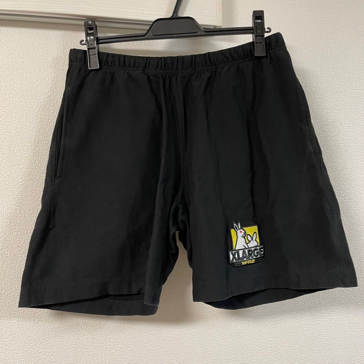 XLARGE×FR2 ハーフパンツ ブラック M|Yahoo!フリマ(旧PayPay XLARGE×FR2 ハーフパンツ ブラック M|Yahoo!フリマ(旧PayPay