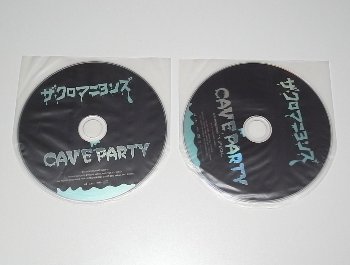 美品 初回生産限定盤 紙ジャケット仕様 帯付き 中古 2枚組 CD + DVD ザ・クロマニヨンズ THE CRO-MAGNONS CAVE PARTY ブルーハーツの画像4