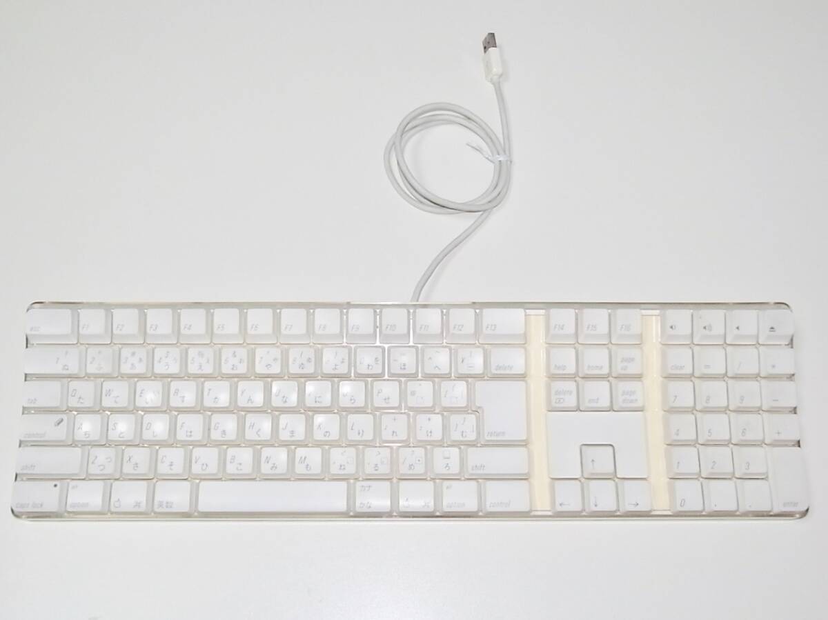 Mac マック Apple アップル 純正 Keyboard キーボード USBキーボード テンキー付 A1048 JIS配列_画像1