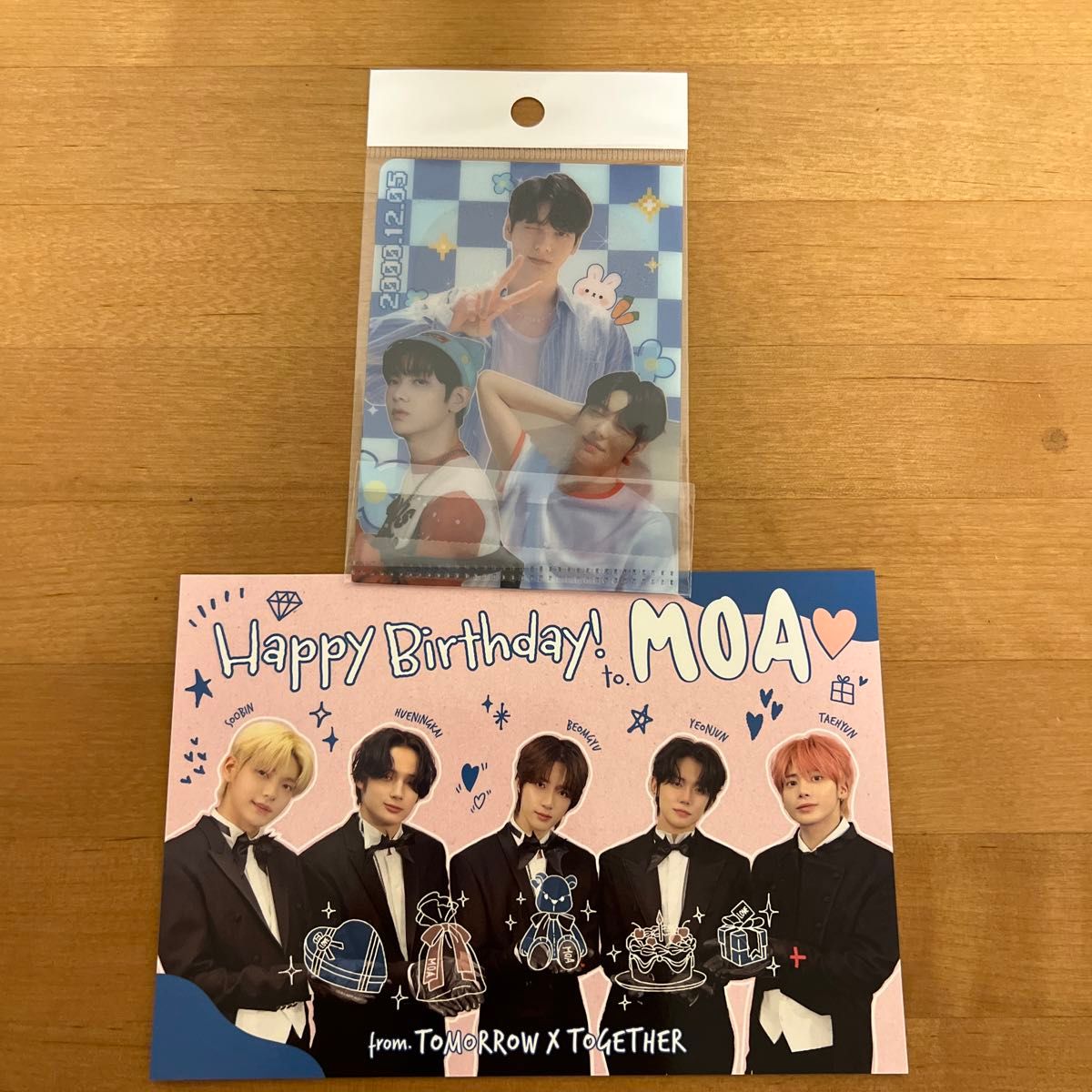 TXT FC特典 お誕生日ポストカード スビンカードケース｜Yahoo