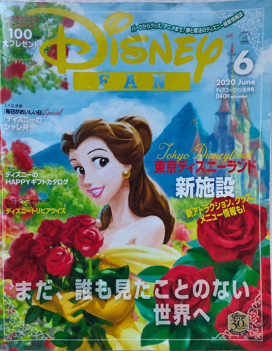 ディズニーファン2020年6月号 FAN Disney 月刊誌 講談社 