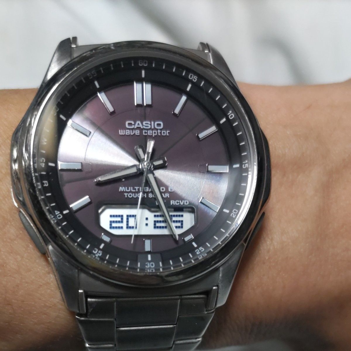 CASIO カシオ 腕時計 ウェーブセプター wave ceptor 電波ソーラー タフソーラー ソーラー アナデジ 