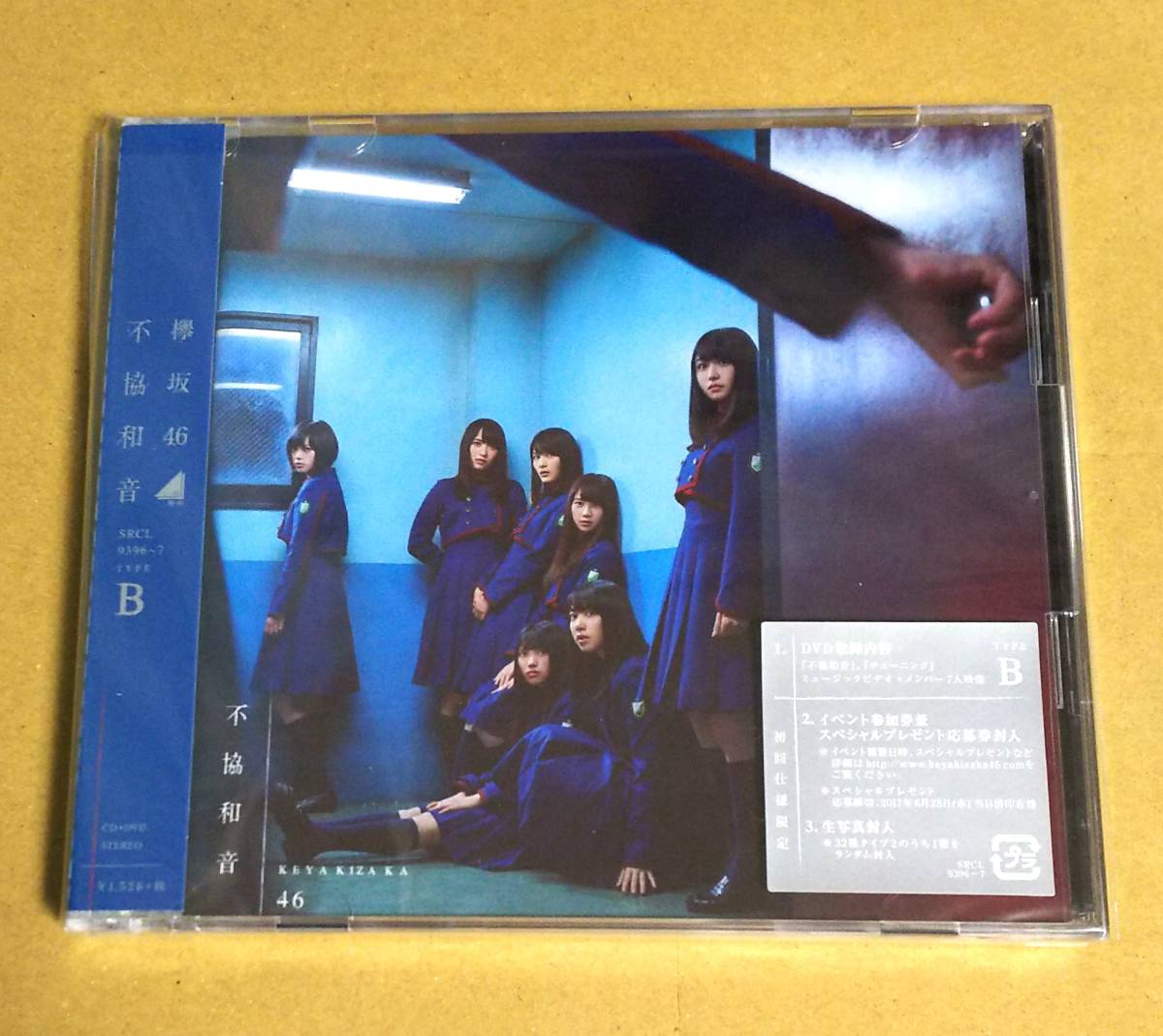 ■欅坂46■ 不協和音 初回盤 CD+DVD 【type B】_画像1