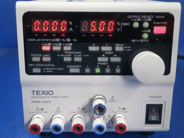 TEXIO PW16-2ATP REGULATED DC POWER SUPPLY