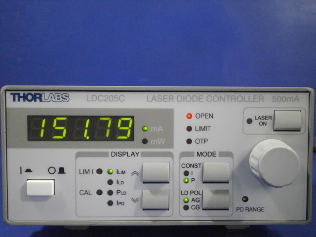 THORLABS LDC205C LASER DIODE CONTROLLER