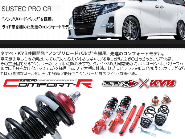 タナベ tanabe (サステックプロ CR) 車高調 (マウントレスキット) ステップワゴン RK1 (FF NA H21/10-H27/3) (CRRK5K)_画像3