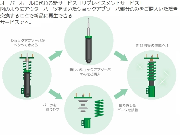 TEIN テイン FLEX Z 車高調 (フレックスZ フレックスゼット) テスラ モデルY YL3YPT (PERFORMACNE)(4WD 2022.06-) (VSAQS-C1AA3)_画像3