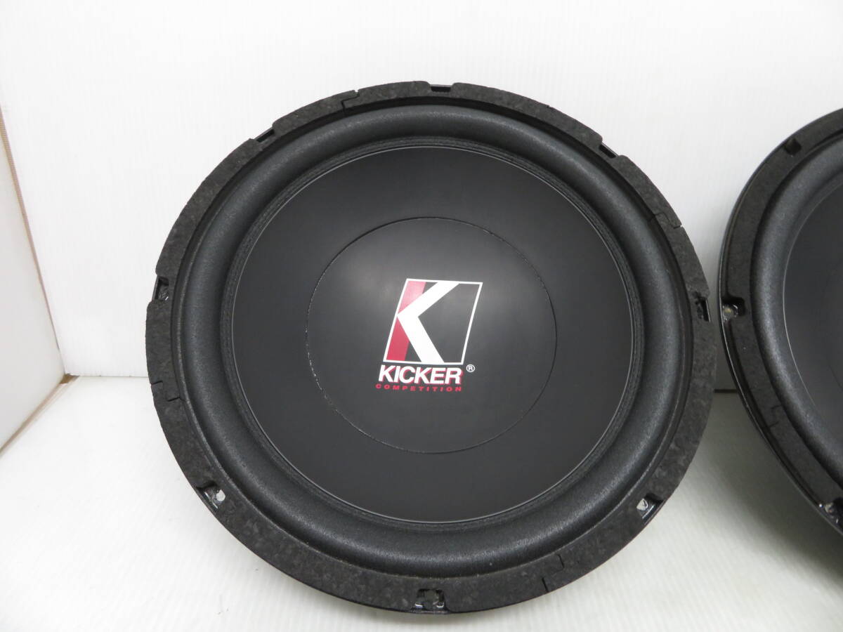 KICKER Kicker COMPETITION competition 12C 4 ohm 12 -inch subwoofer woofer 2 piece set 