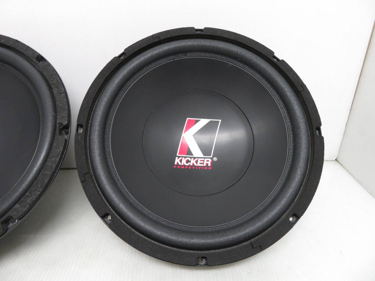 KICKER Kicker COMPETITION competition 12C 4 ohm 12 -inch subwoofer woofer 2 piece set 