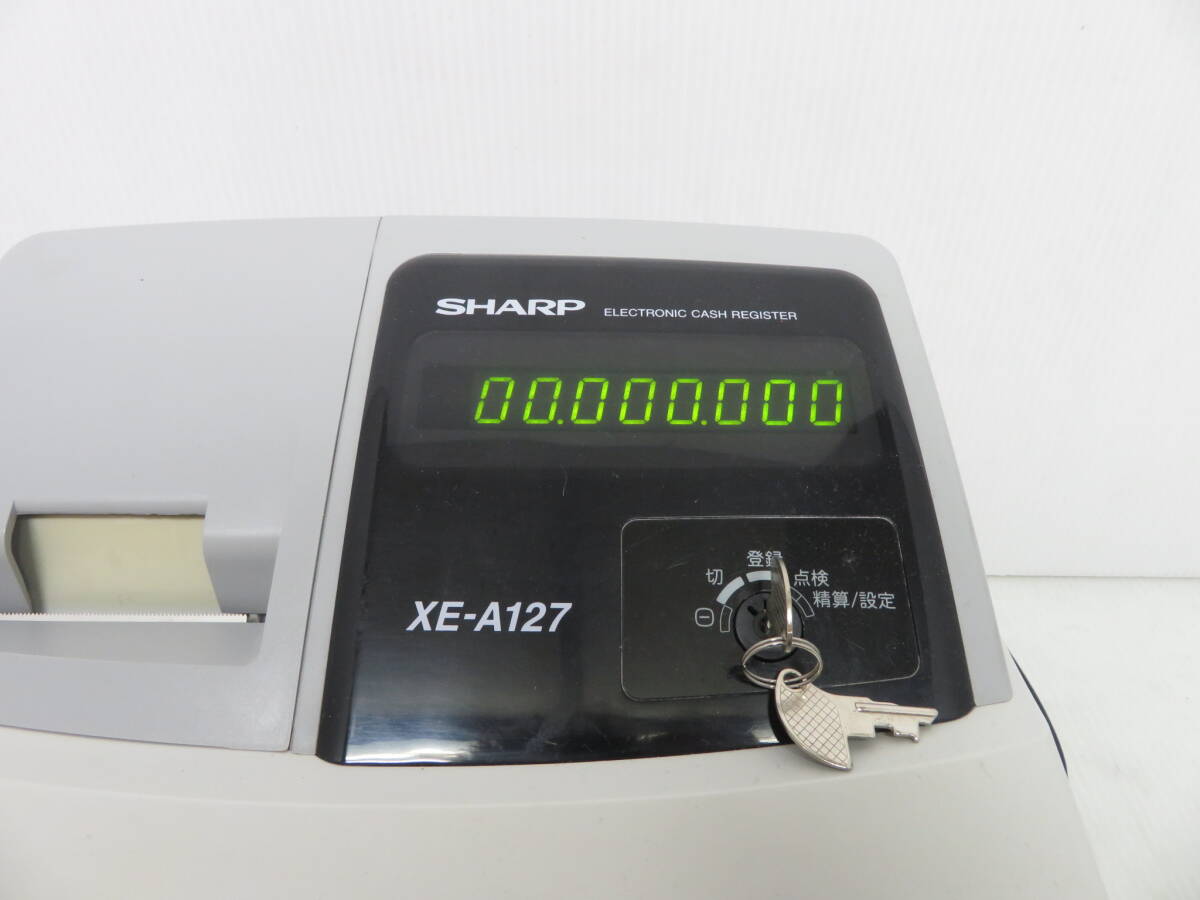 SHARP シャープ 電子レジスター XE-A127 現状品_画像3