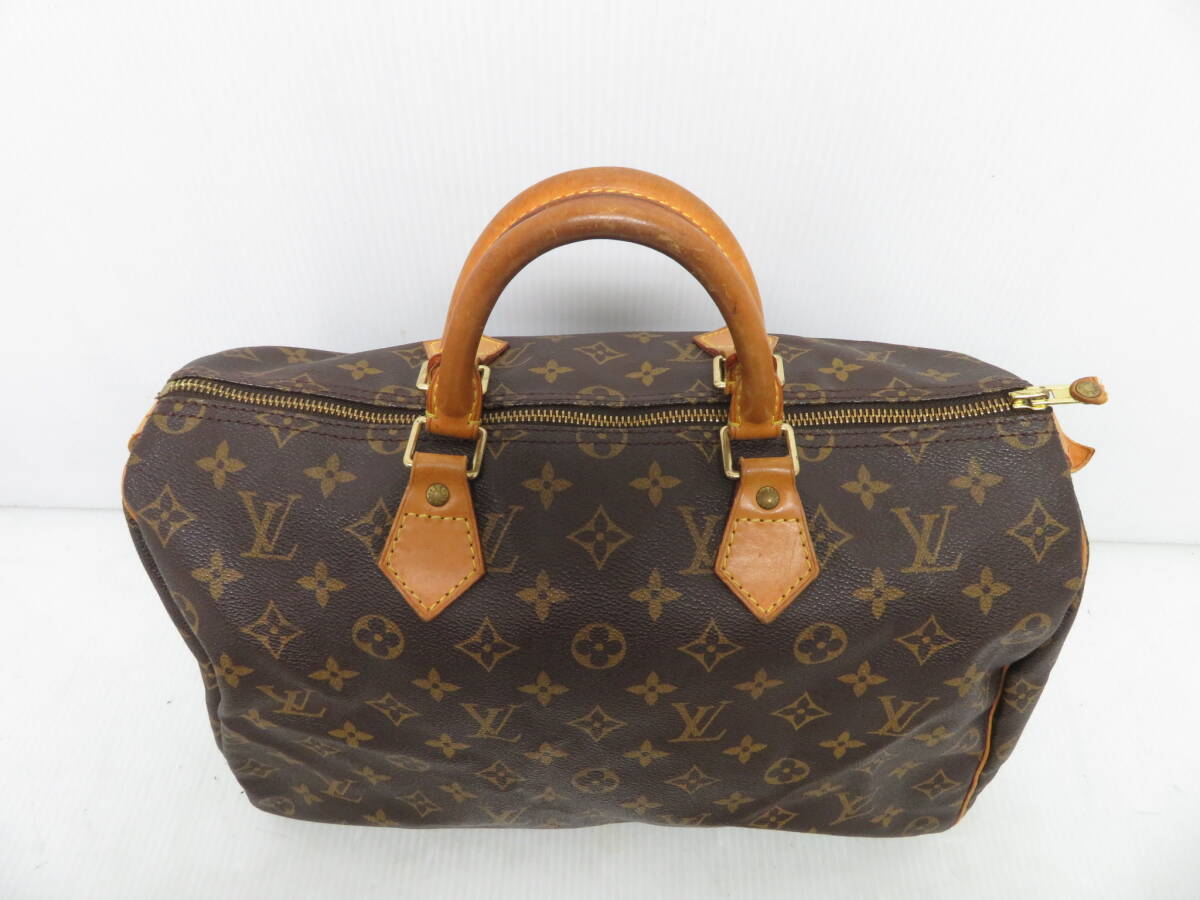 LOUIS VUITTON ルイヴィトン モノグラム スピーディ35 ハンドバッグ ミニボストン M41524 訳あり品_画像2