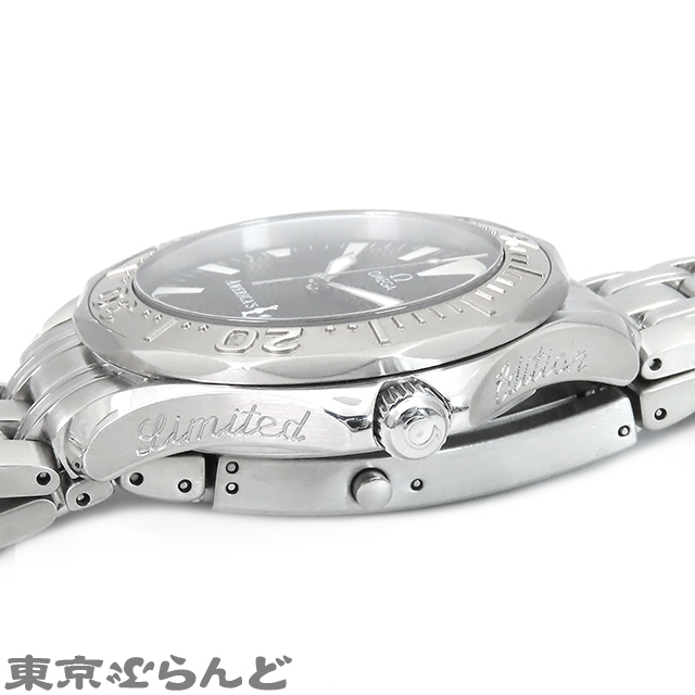 101696840 オメガ OMEGA シーマスター300m アメリカズカップ 9999本限定 2533.50 ブラック SS WG WGベゼル 腕時計 メンズ 自動巻 仕上済_画像6