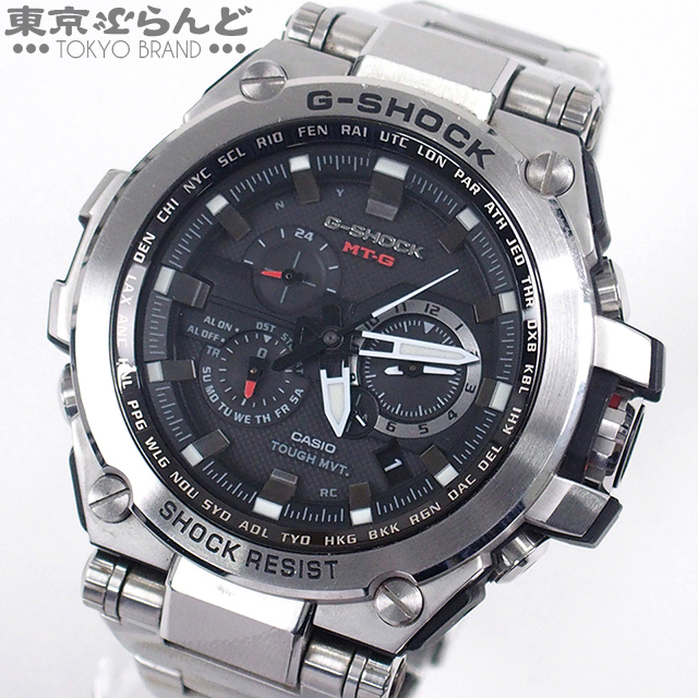 101725336 1円 カシオ CASIO MT-G G-SHOCK Gショック MTG-S1000D-1AJF SS 樹脂系 腕時計 メンズ ソーラー電波_画像1