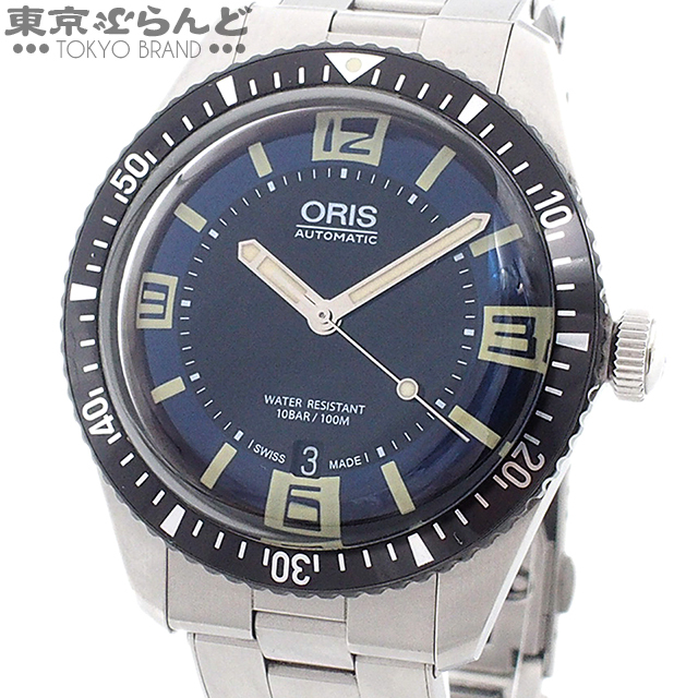 101716889 Oris ORIS Divers 65 Schic s чай пять 01 733 7707 4035-07 8 20 18 голубой SS наручные часы мужской самозаводящиеся часы 