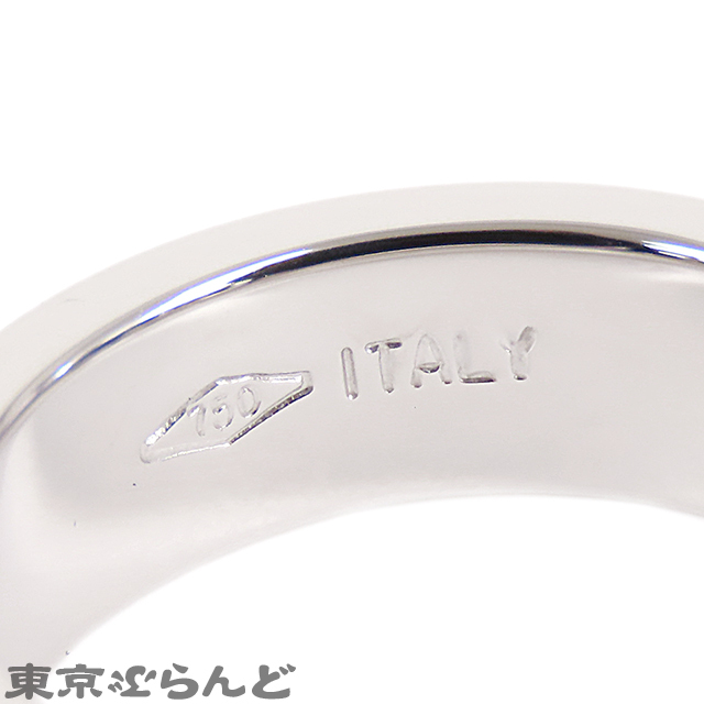 101720519 ティファニー TIFFANY&Co. アトラス 3P ダイヤモンド リング ホワイトゴールド K18WG 8号相当 指輪 仕上済_画像4