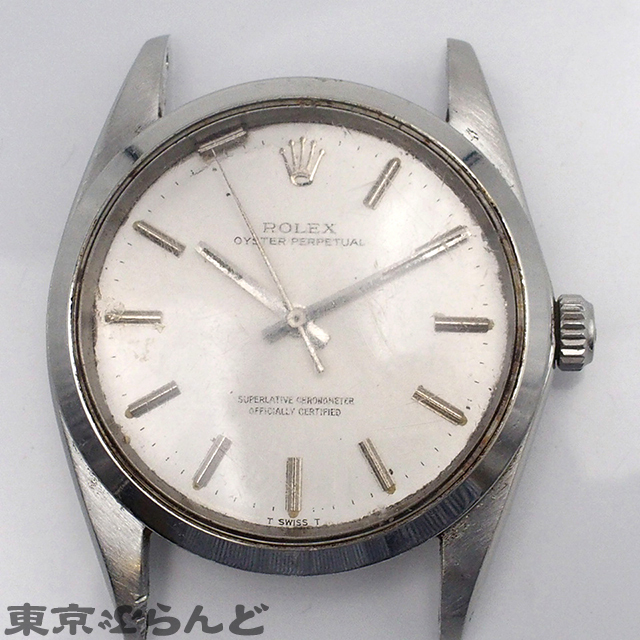 101726726 1円 ロレックス ROLEX オイスターパーペチュアル 1018 ステンレス 巻きオイスターブレス 腕時計 メンズ 自動巻 ブレスジャンク_画像2