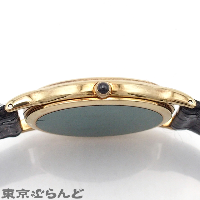 101727846 1 jpy Seiko SEIKO Dolce pure gold SADX002 5E31-6C50 Gold K18YG GP leather wristwatch men's battery type 