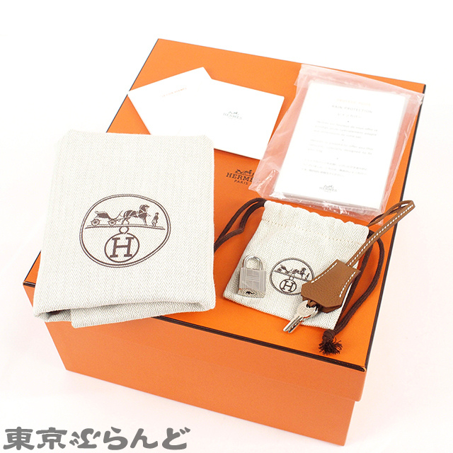 101729331 エルメス HERMES バーキン 25 U刻印 ゴールド シルバー金具 トゴ ハンドバッグ レディース 展示未使用_画像8