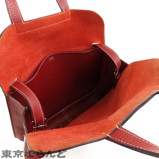 101728932 エルメス HERMES アルザン 31 □R刻印 ルージュアッシュ シルバー金具 トリヨン 2WAY ハンドバッグ ショルダーバッグ レディース_画像5