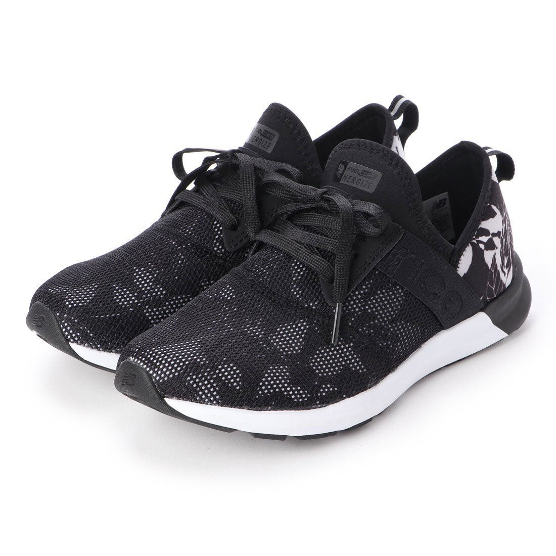 NEWBALANCE☆FUEL CORE NERGIZE WXNRGLK☆ニューバランス☆スニーカー☆定価9790円☆シューズ☆靴☆23cm☆ブラック系☆グラフィック_画像1