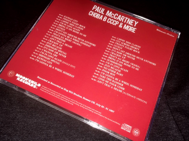 ●Paul McCartney - Choba B Cccp & More Ultimate Archive : Moon Child プレス1CD_画像3