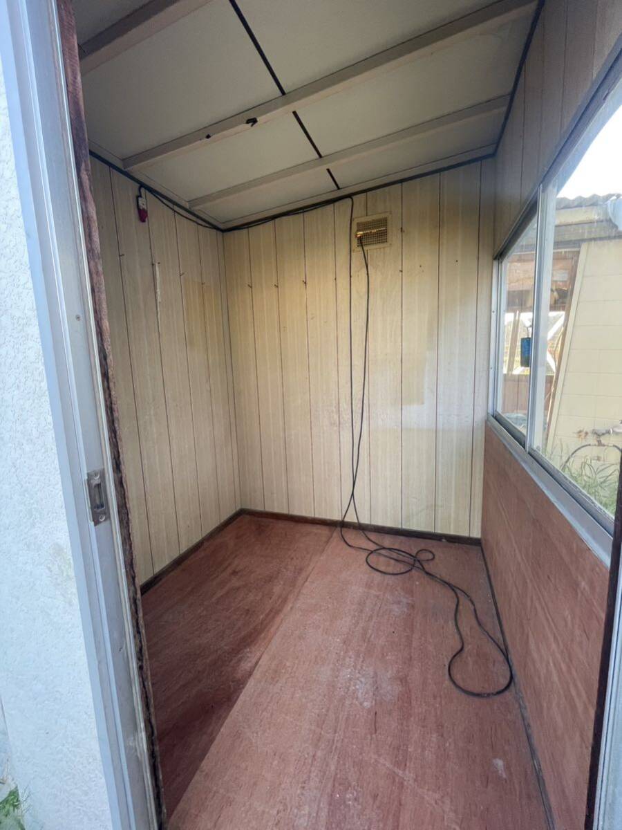 33250円 兵庫県小野市〜 物置 倉庫 喫煙所 休憩部屋 プレハブ 33250円 兵庫県小野市〜 物置 倉庫 喫煙所 休憩部屋 プレハブ
