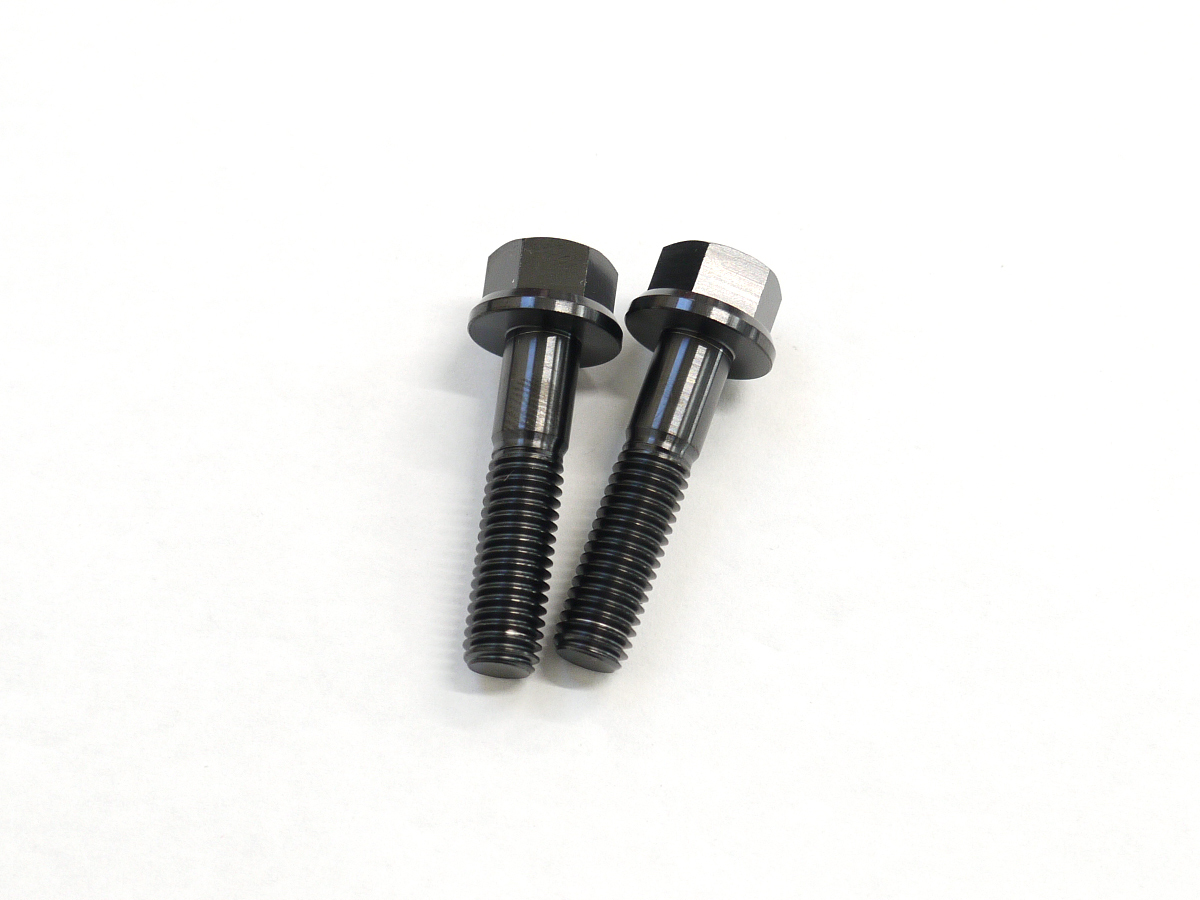 VERSYS X 250/ Tourer for 64 titanium made front caliper mount bolt 2 pcs set black Ti-6Al-4V