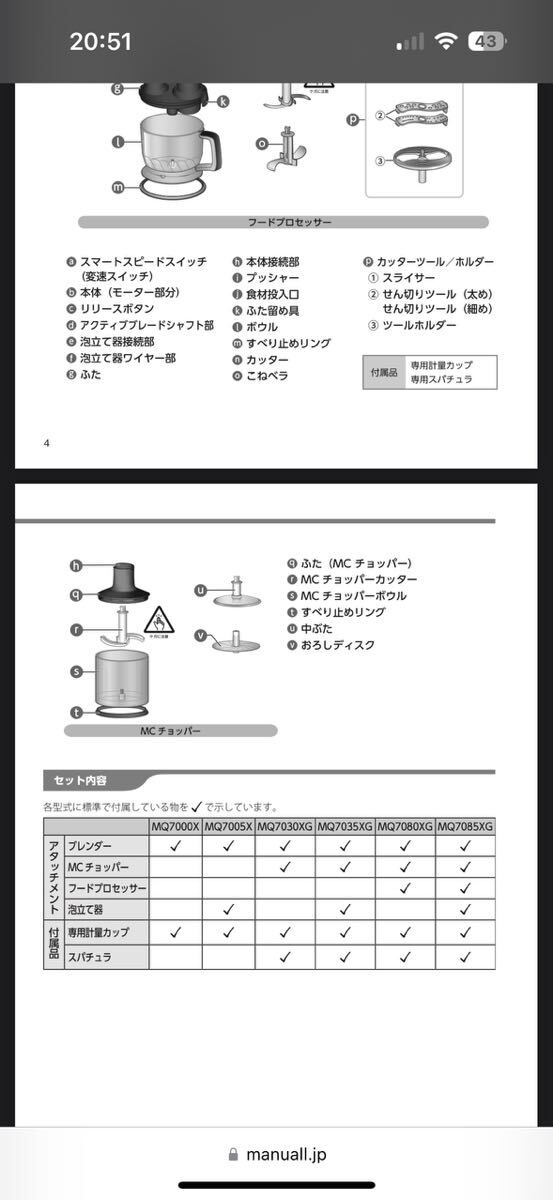 新品未使用 ブラウン マルチクイック 7 ハンドブレンダー MQ7035XG