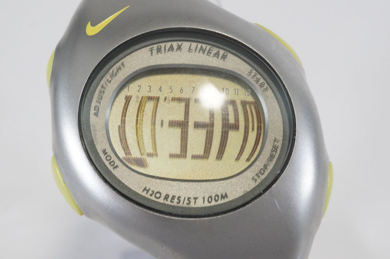 1円~【699】NIKE／ナイキ WG68-4000 WG63-4000 Triax Liner クオーツ メンズ レディース デジタル腕時計 ランニングウォッチの画像3