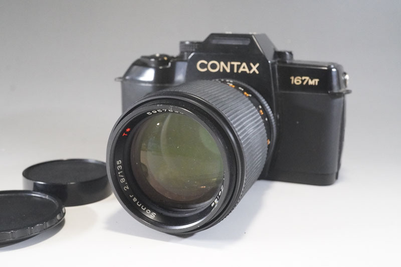 1円~【682】CONTAX／コンタックス　167MT　／LENDS　Carl　Zeiss　Sonnear　2.8/135　T*