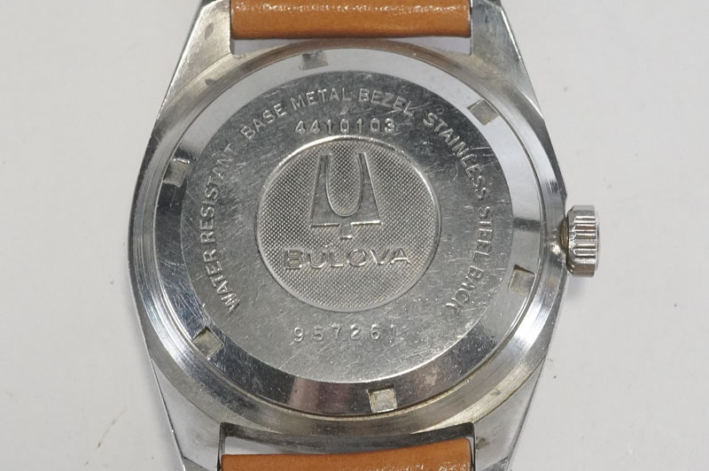 1 иен ~[833] действующий BULOVA| Broba super Seville дата самозаводящиеся часы серебряный циферблат мужские наручные часы 
