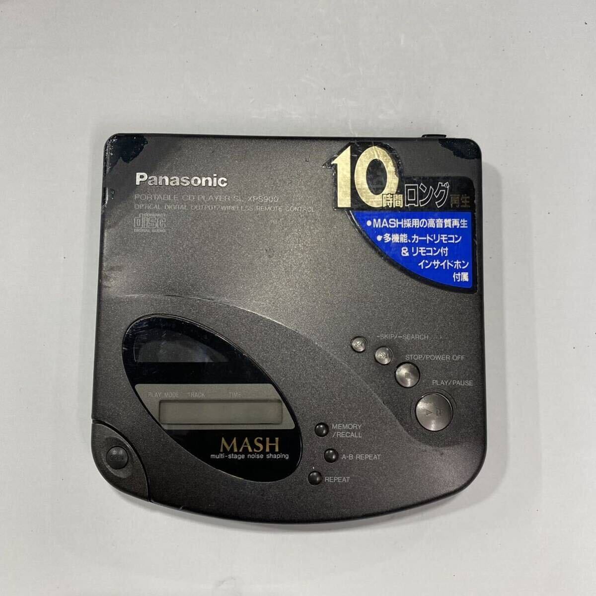 CW64 текущее состояние товар Panasonic SL-XPS900 портативный CD плеер CD Walkman Panasonic MASH установленный снаружи батарейка с футляром 