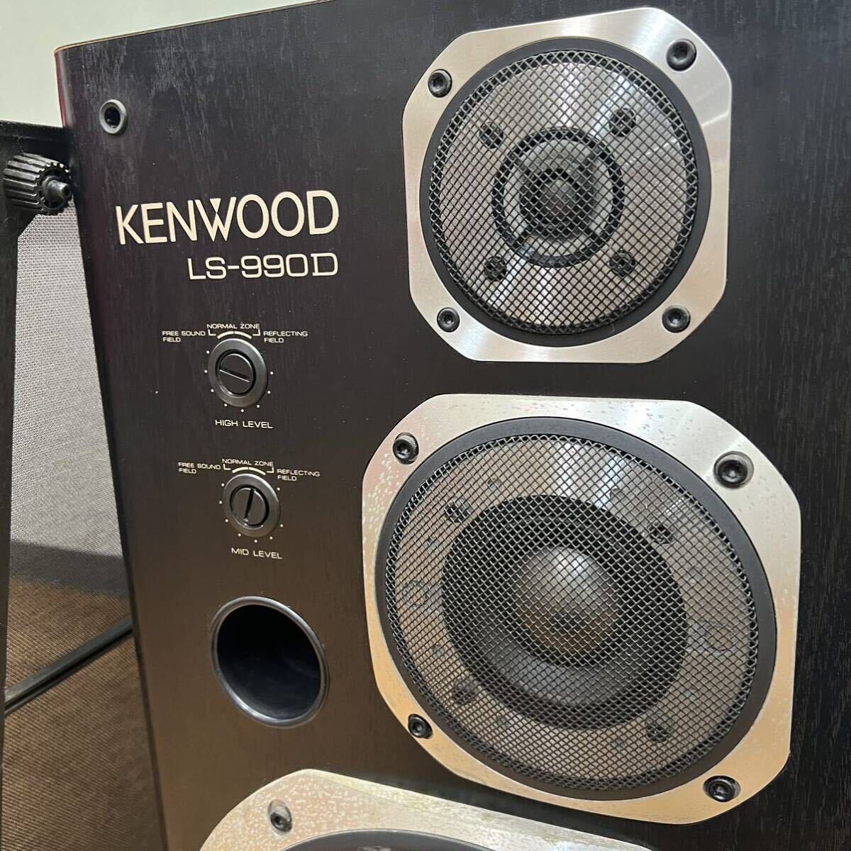 KENWOOD Kenwood LS-990D pair Spee Car Audio equipment wooden 
